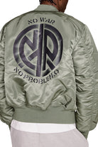 Aries No Problemo X Alpha Industries No War MA-1 Jacket