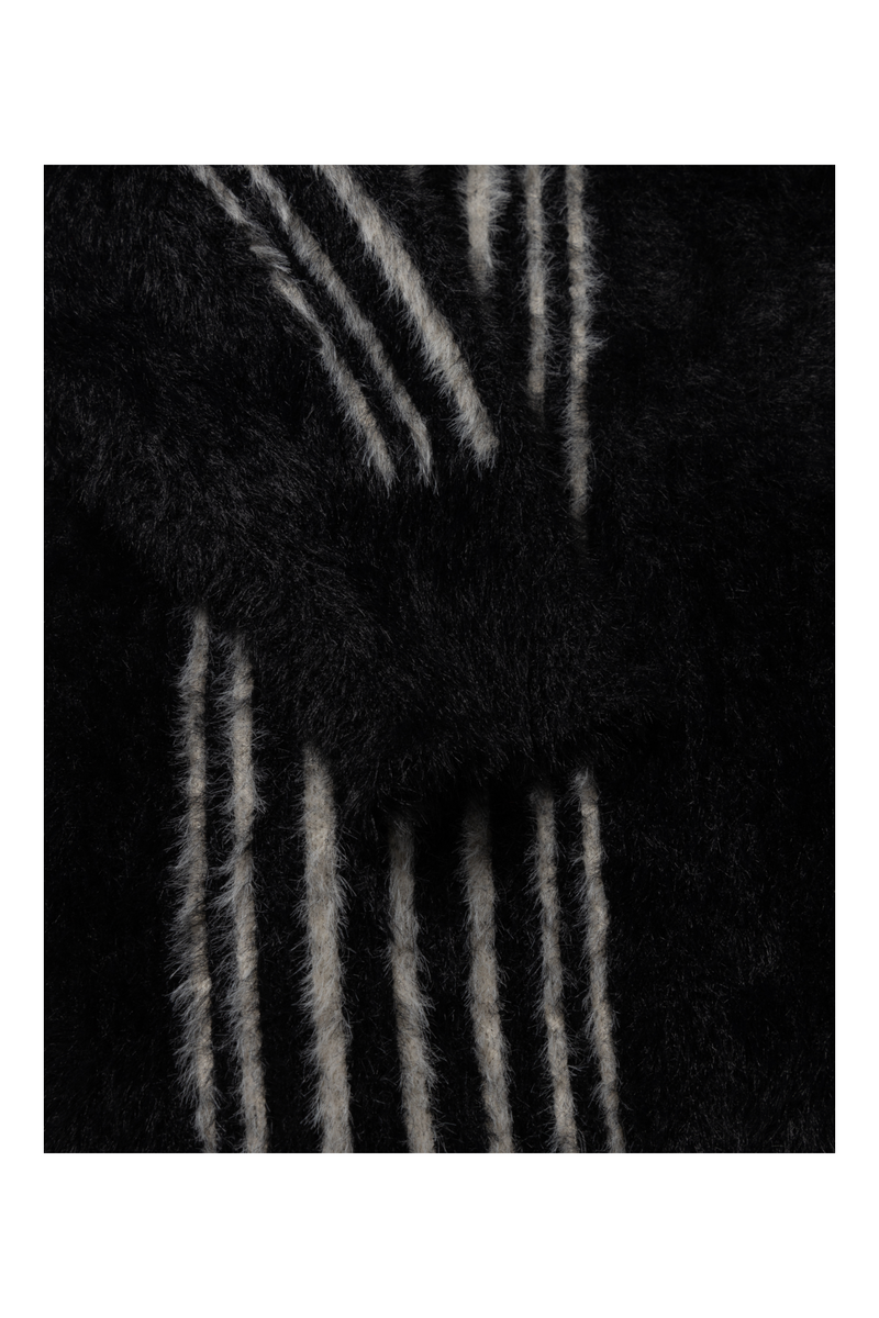 Aries Oversized Chenille Column Knit Cardigan