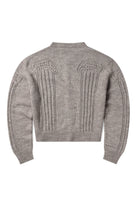 Aries Pointelle Column Cardigan