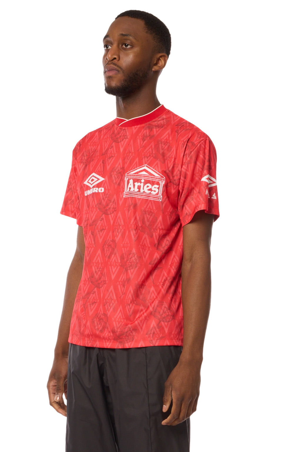 Aries x Umbro Red Roses SS Football Jersey