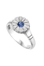 Bleue Burnham Flower Press Ring