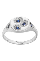 Bleue Burnham Mini Oval Chloroplast Signet