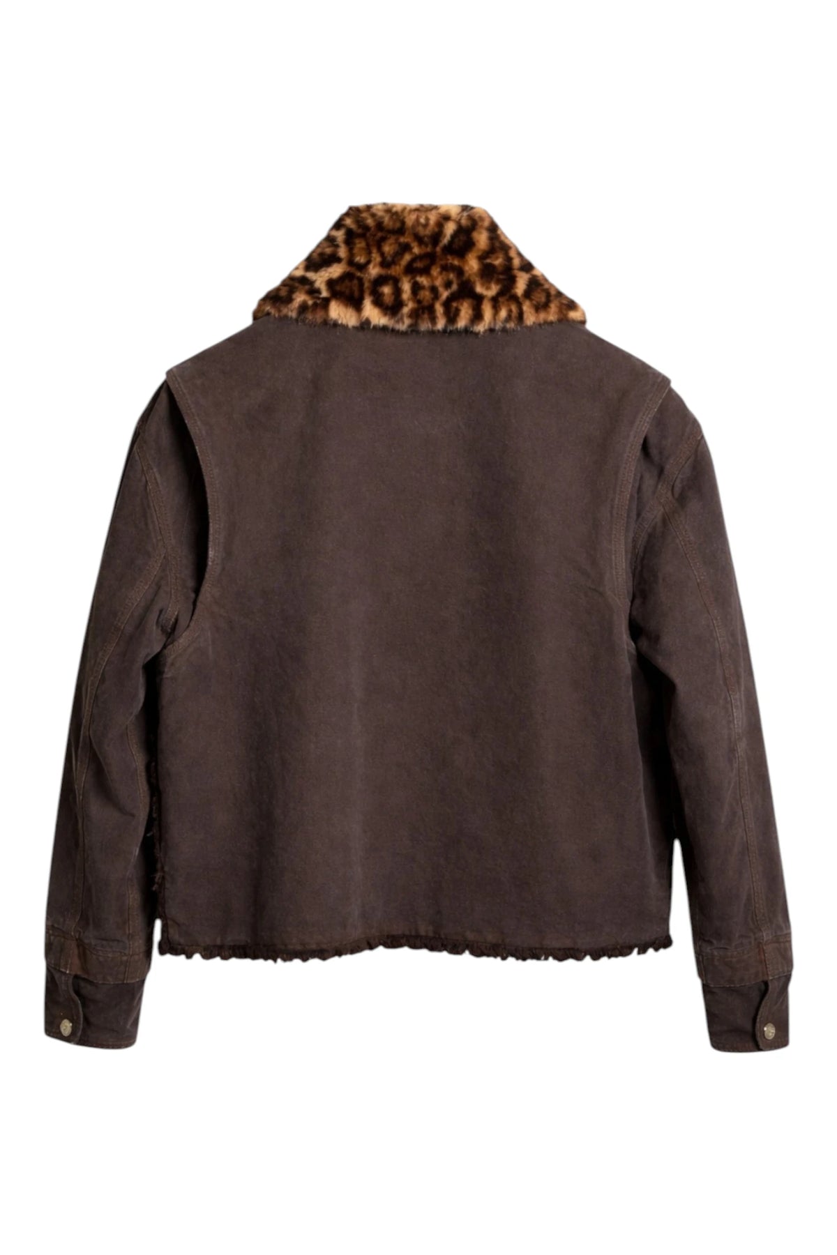 Bluemarble Furry Collar Workwear Jacket