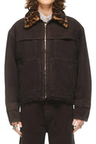 Bluemarble Furry Collar Workwear Jacket