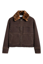 Bluemarble Furry Collar Workwear Jacket
