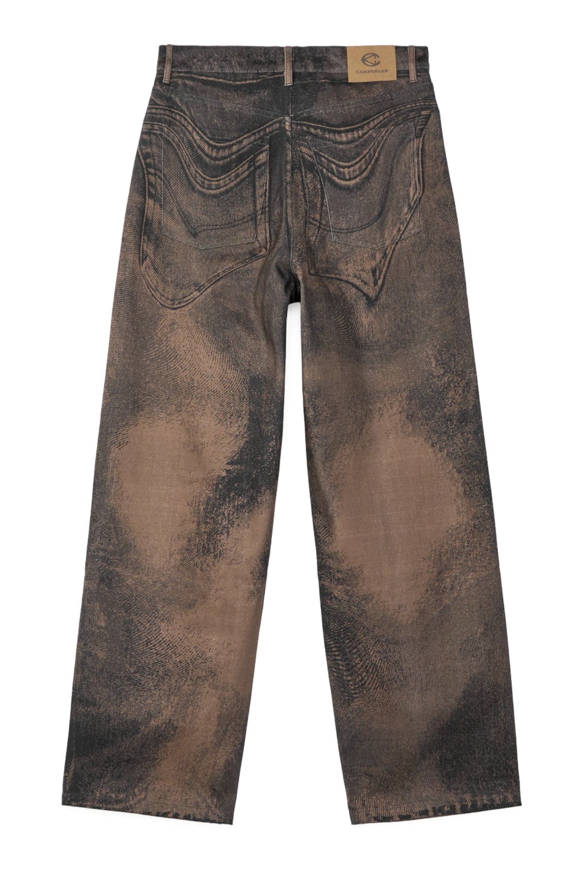 Camperlab Distorted Print Loose Jeans