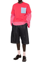 Charles Jeffrey Loverboy Long Sleeve 2-In-1 Tee With Knit Patch