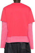 Charles Jeffrey Loverboy Long Sleeve 2-In-1 Tee With Knit Patch