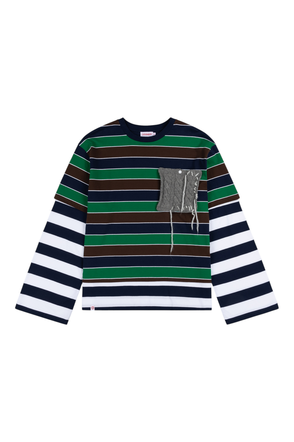 Charles Jeffrey Loverboy Patch Long Sleeve 2-In-1 Tee