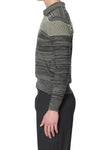 Chet Lo Collared Melange Polo With Mini Spikes