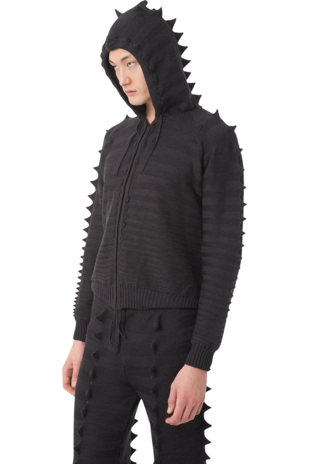 Chet Lo Single Spike Zip Hoodie