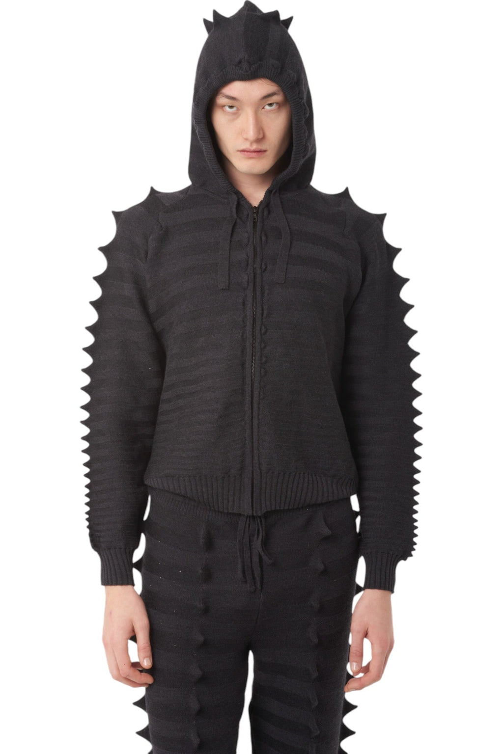 Chet Lo Single Spike Zip Hoodie