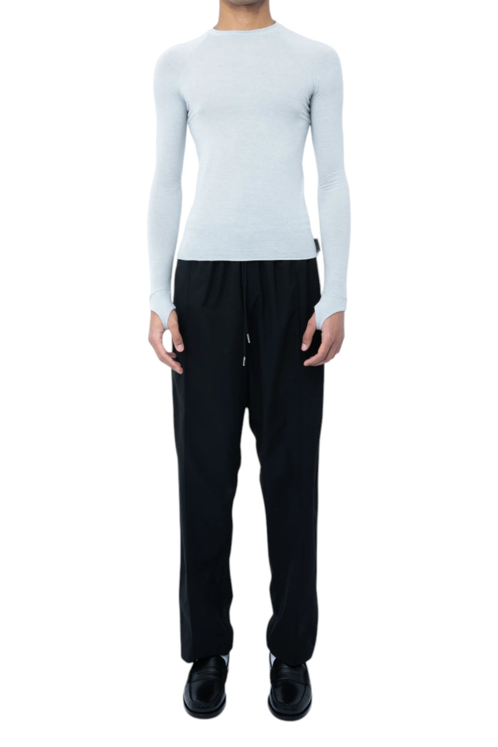 Saul Nash Sheer Thumbhole Compression Top