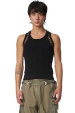 Dion Lee Picot Lace Tank Top