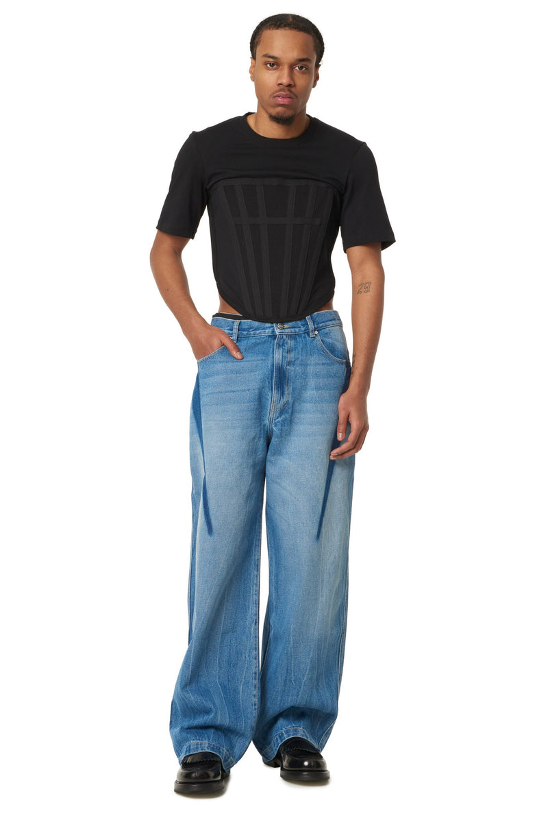 Dion Lee Slouchy Darted Jean