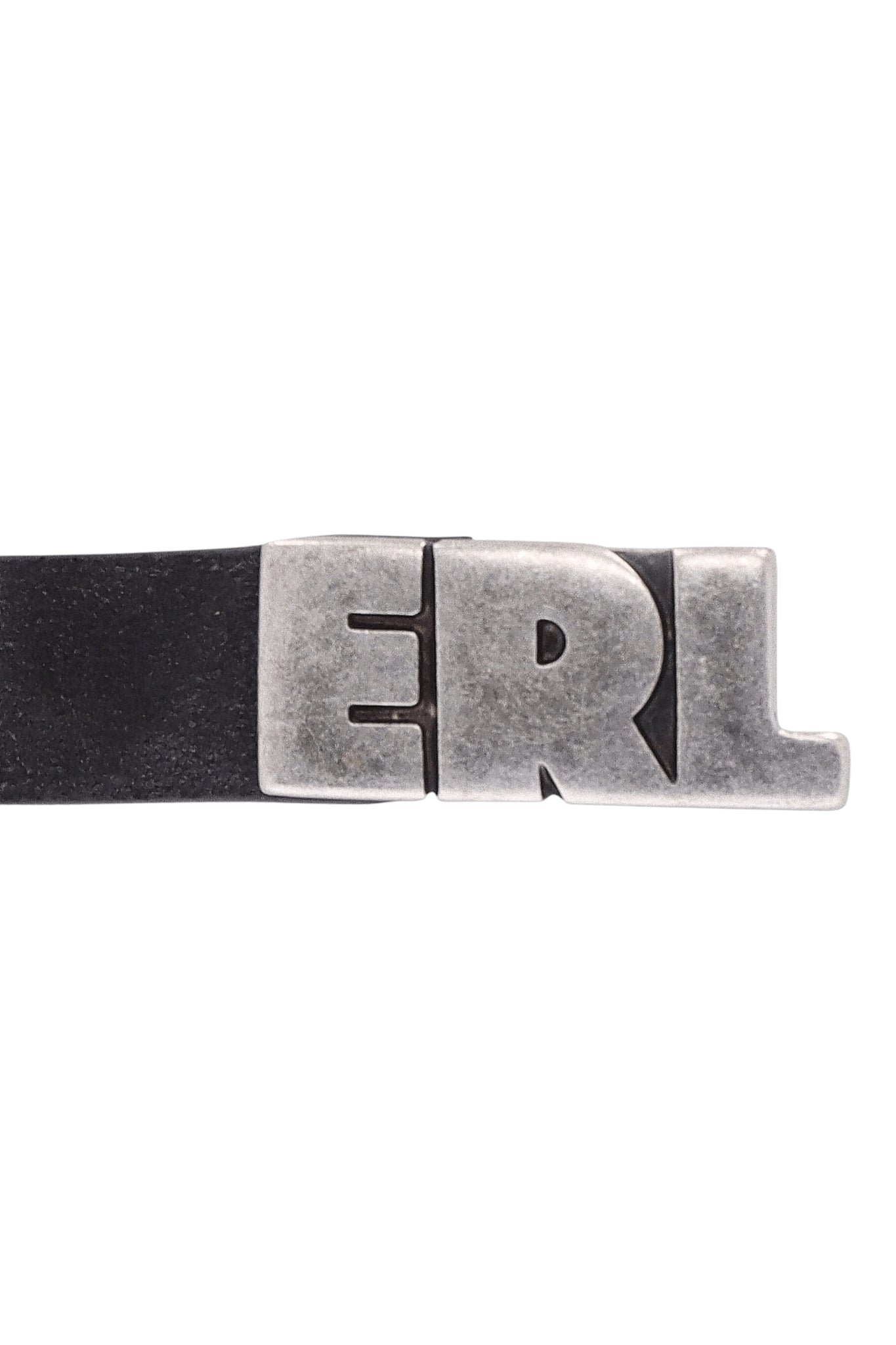 ERL Erl Suede Skinny Belt Leather