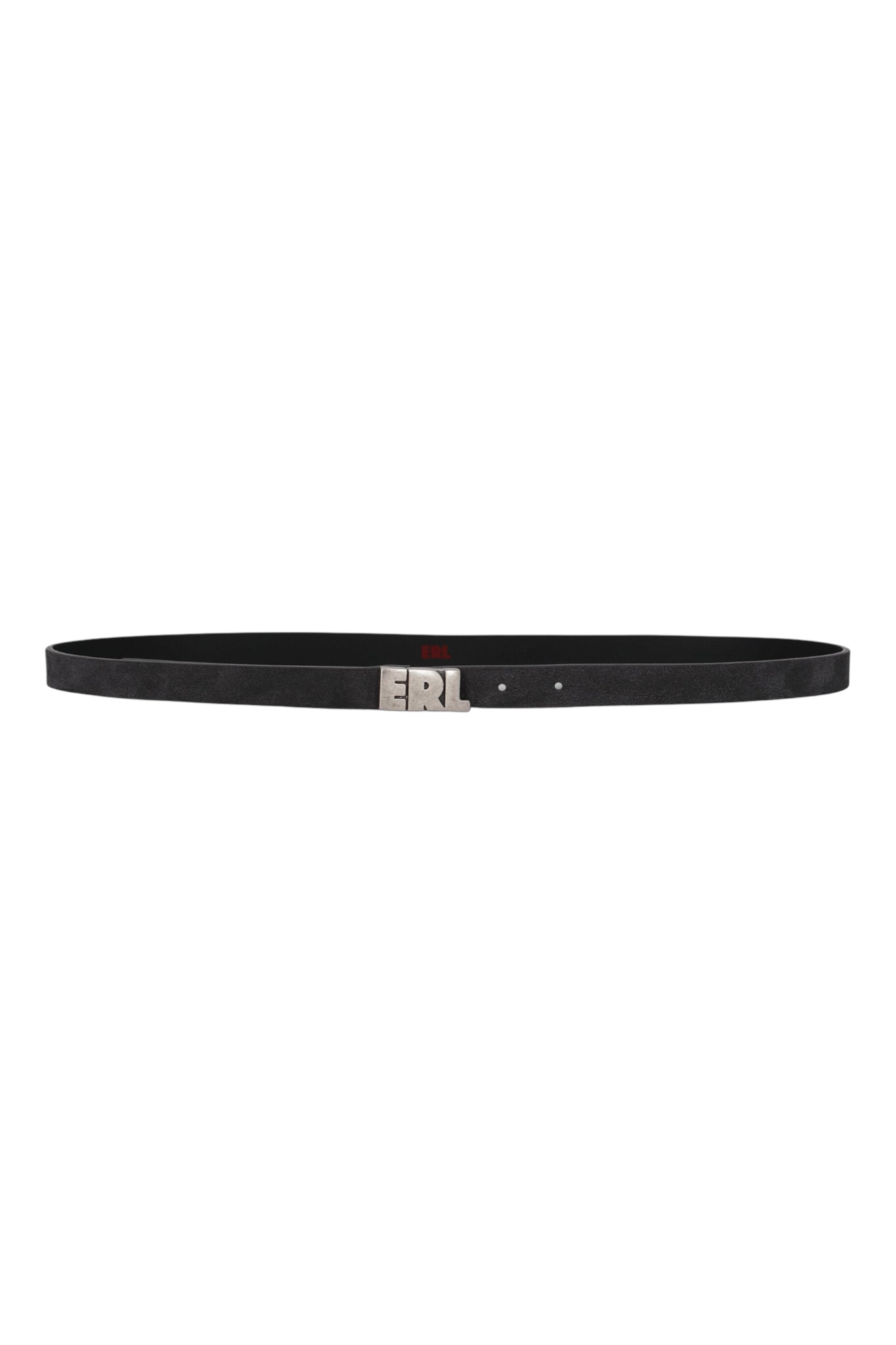 ERL Erl Suede Skinny Belt Leather