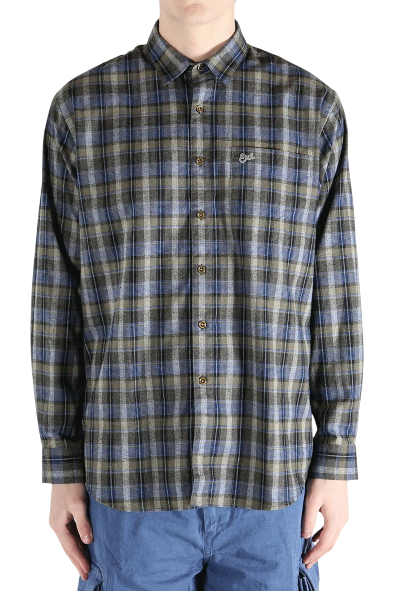 ERL Grey Check Shirt