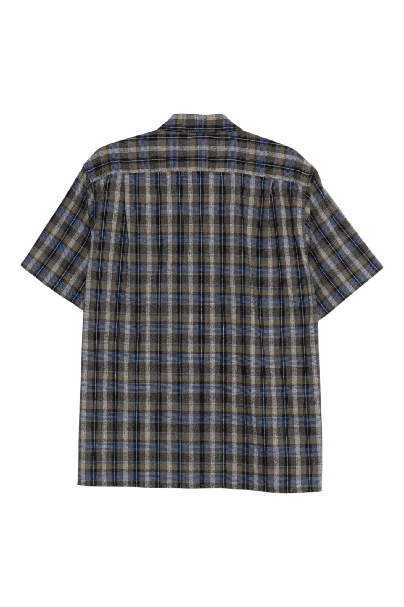 ERL Grey Check Short Sleeve Shirt