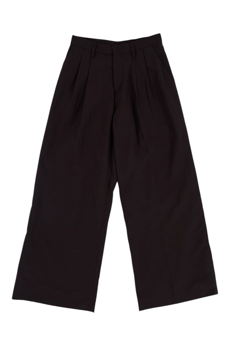 ERL Nylon Pleated Suit Trousers