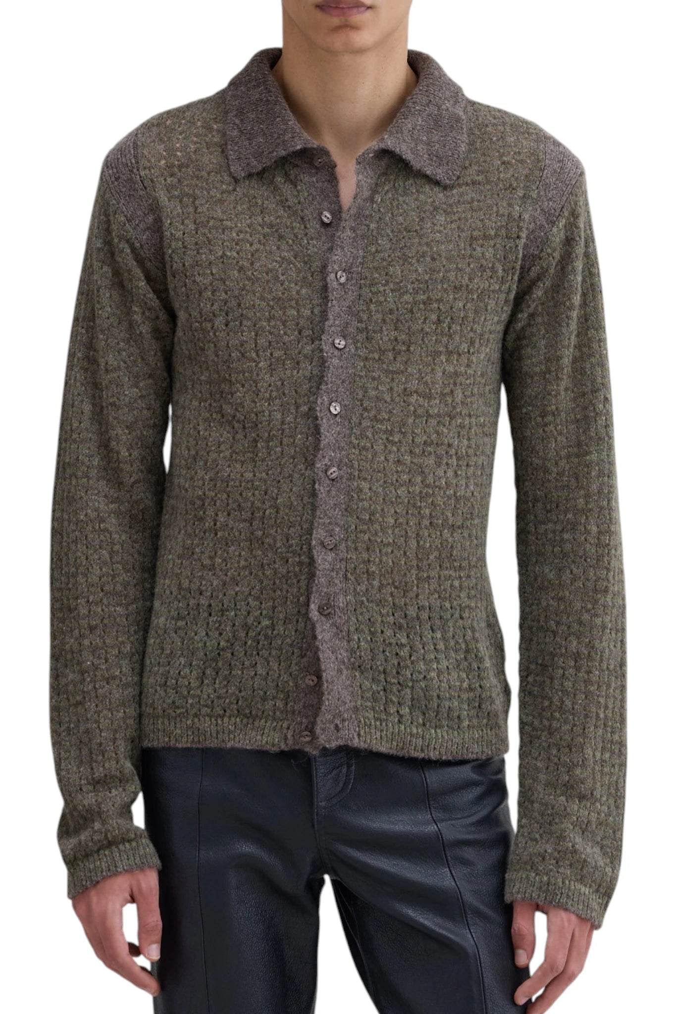 Eckhaus Latta Grid Buttondown