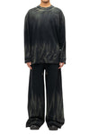 Feng Chen Wang Gradient Tie Dye Long Sleeve T-shirt