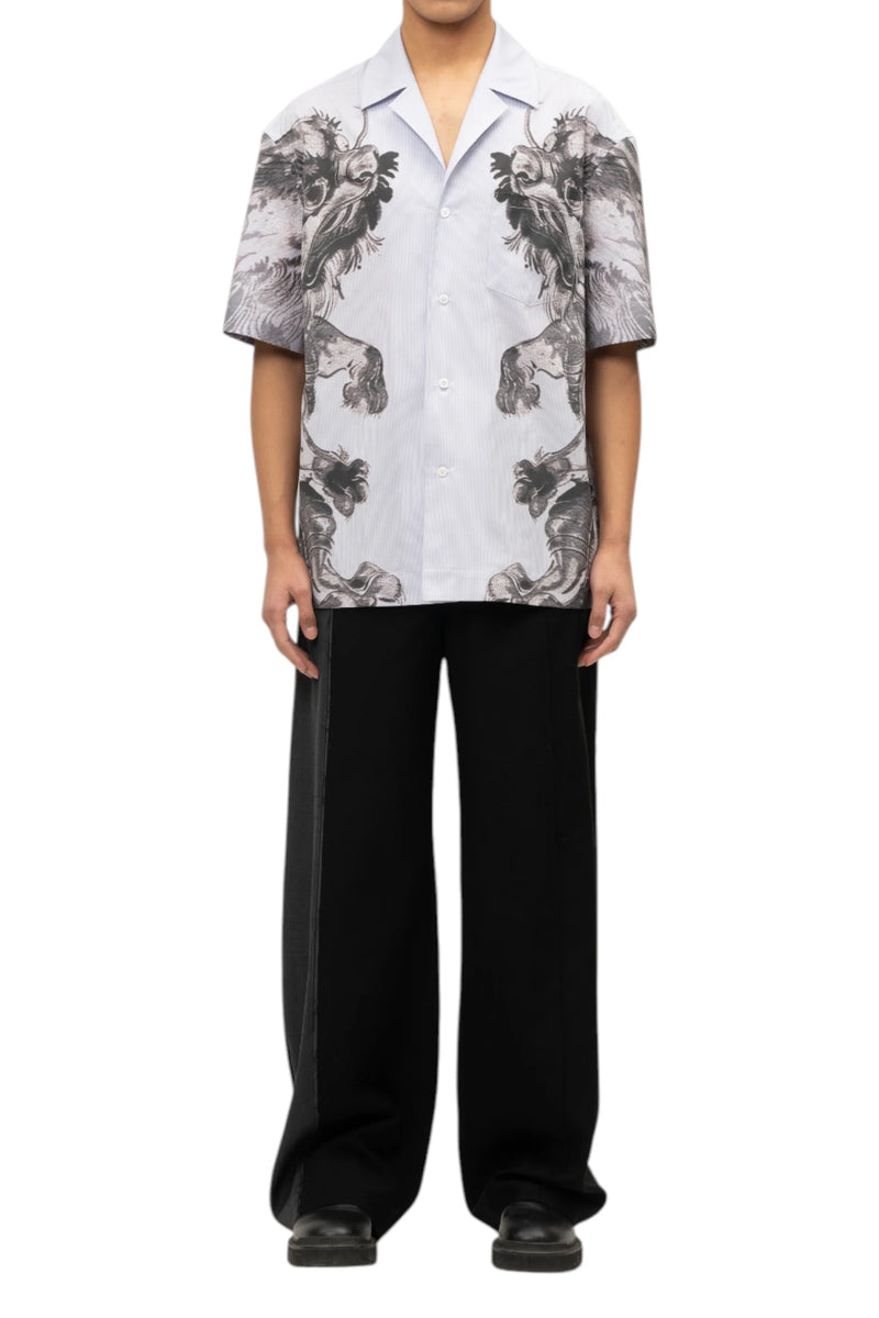 Feng Chen Wang Creature Printed Short Sleeve Shirt