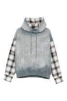 Feng Chen Wang 2 In 1 Hoodie With Check Sleeve