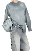 Feng Chen Wang 2 In 1 Long Sleeve Tee In Washed Jersey