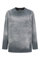 Feng Chen Wang 2 In 1 Long Sleeve Tee In Washed Jersey
