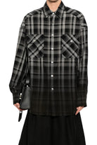 Feng Chen Wang Black Check Workwear Shirt