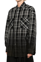 Feng Chen Wang Black Check Workwear Shirt
