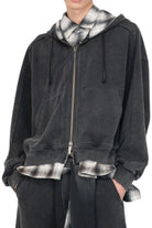 Feng Chen Wang Black Two-In-One Hoodie