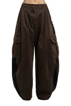 Feng Chen Wang Brown Deconstructed Trousers