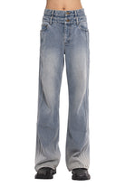 Feng Chen Wang Cargo Trousers In Spray Painted Nylon