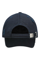 Feng Chen Wang Navy Plaid-Panel Baseball Cap