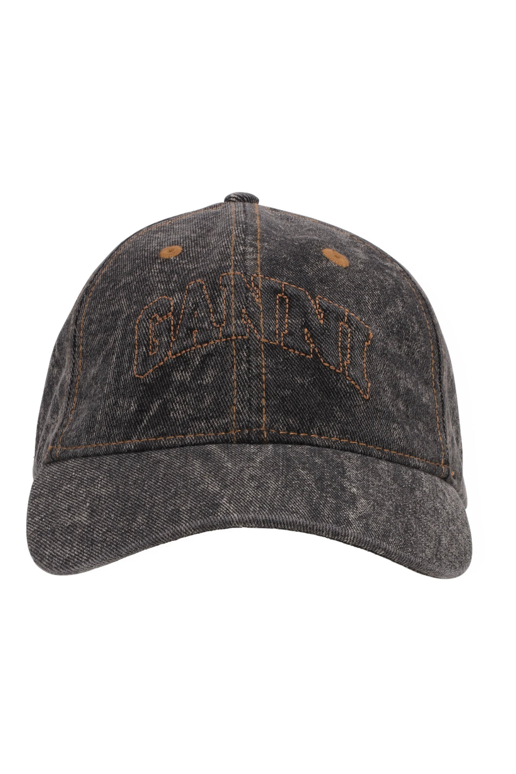 Ganni Denim Cotton Washed Cap