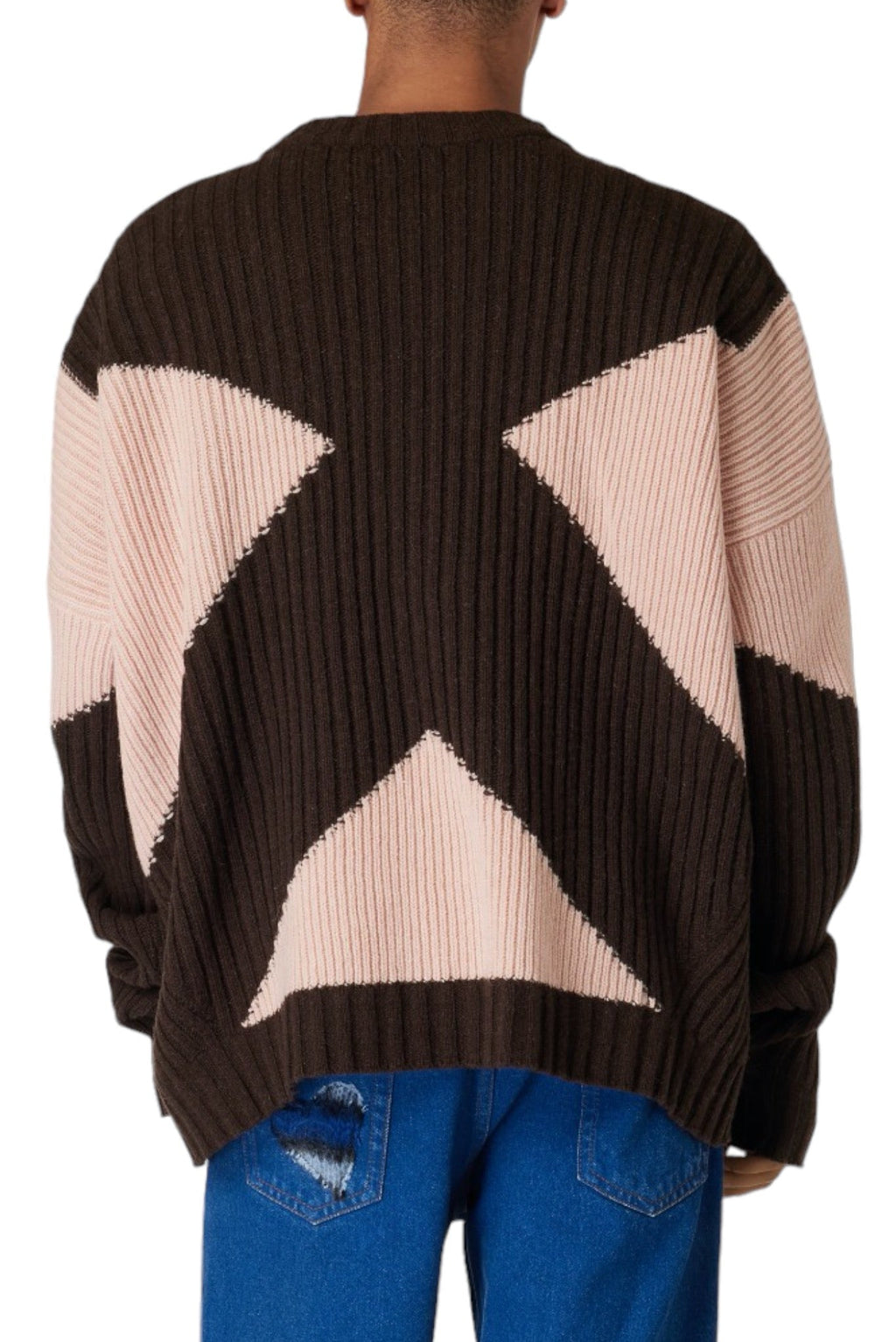 GmbH Rahil Knitted Unisex Color Blocked Jumper