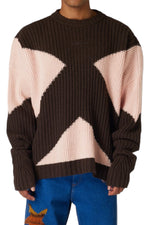 GmbH Rahil Knitted Unisex Color Blocked Jumper
