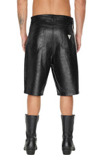 Guess USA Crackle Leather Short