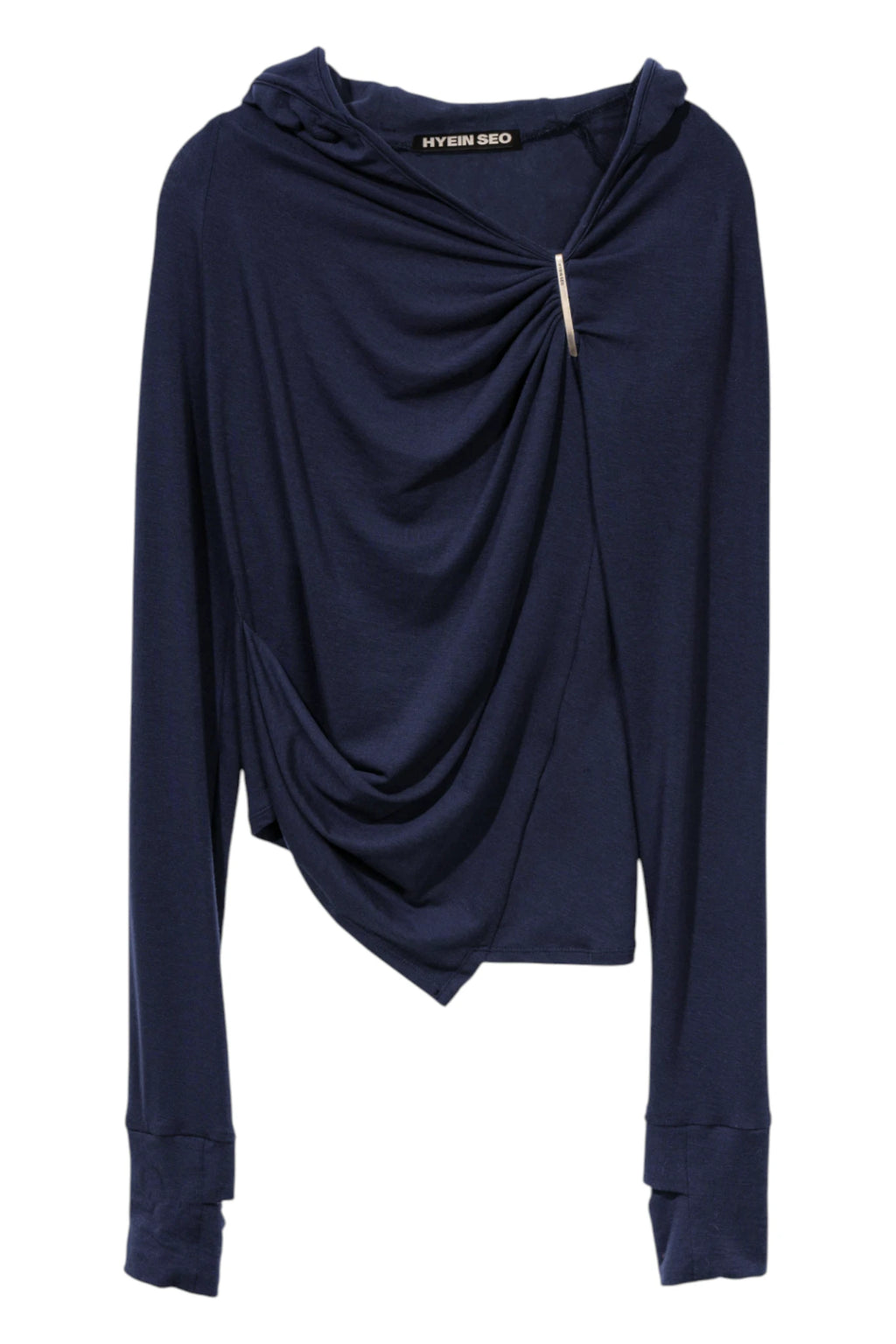 Hyein Seo Hooded Shirring Top