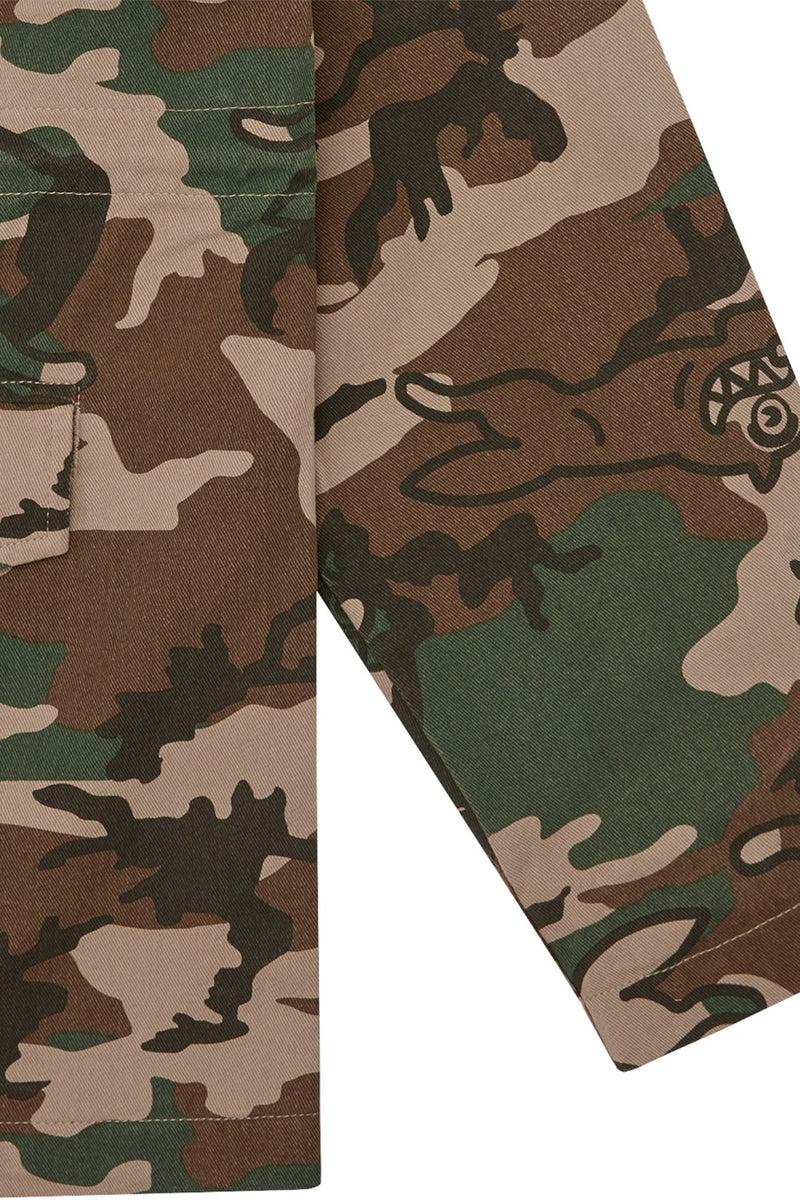 ICECREAM Running Dog Woodland Camo M65 Jacket