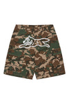 ICECREAM Running Dog Woodland Camo Cargo Shorts