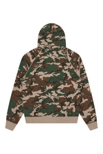 ICECREAM Running Dog Woodland Camo Zip Through Hood