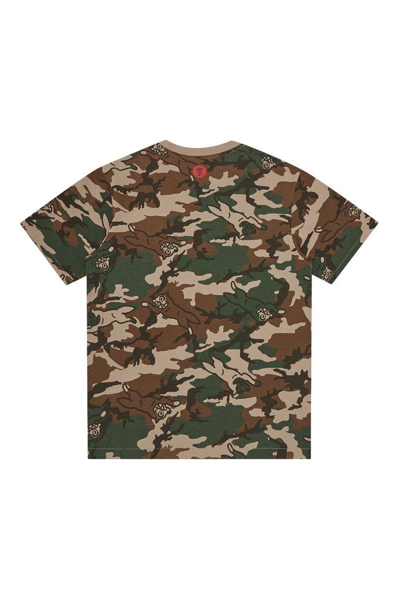 ICECREAM Running Dog Woodland Camo T-Shirt