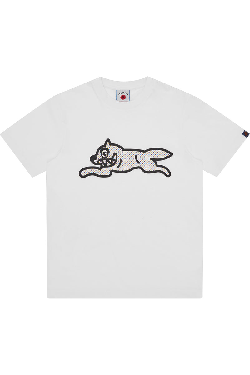 ICECREAM Polka Dot Running Dog T-Shirt