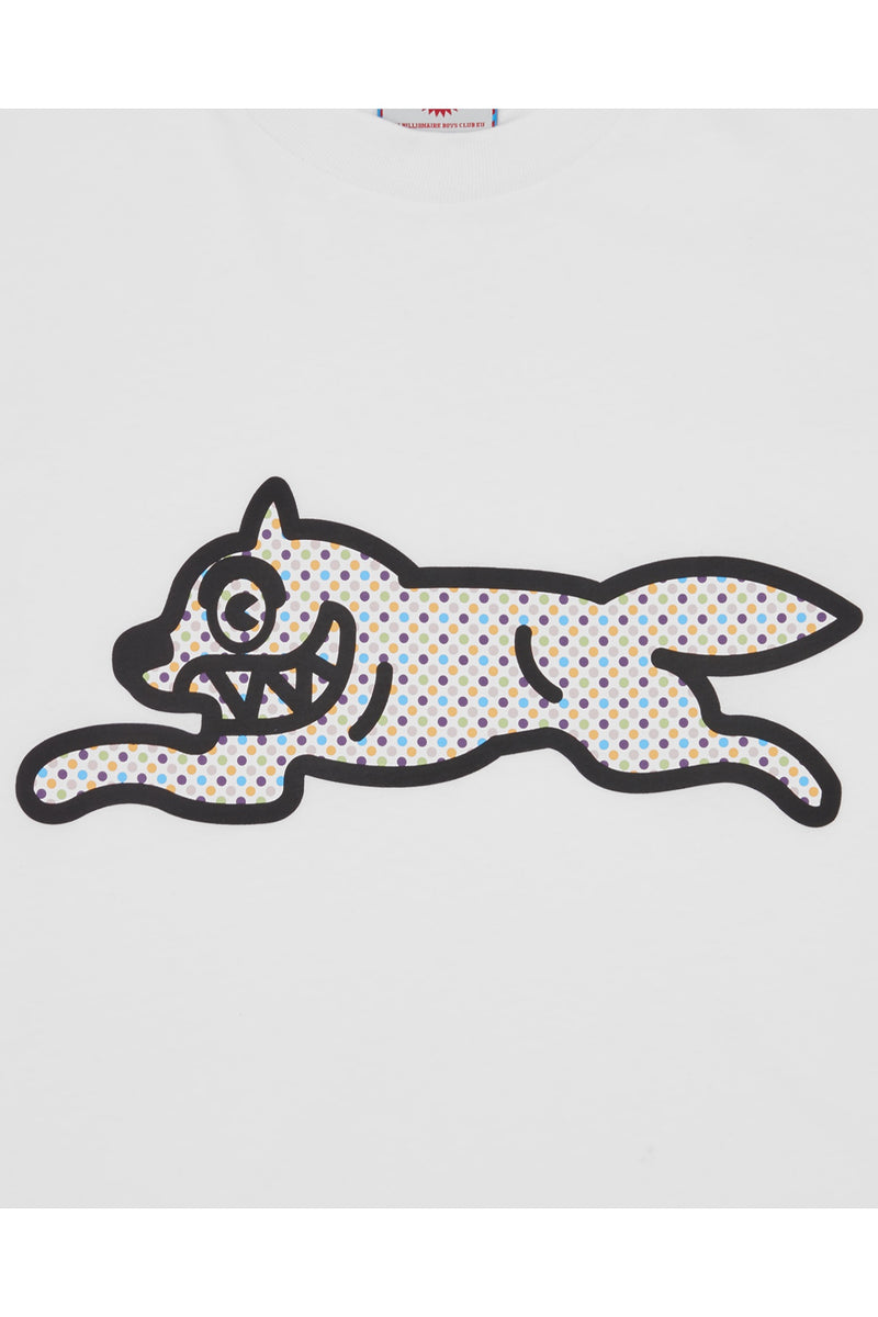 ICECREAM Polka Dot Running Dog T-Shirt