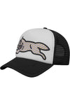 ICECREAM Polka Dot Running Dog Trucker Cap