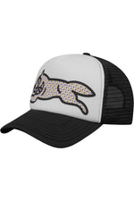 ICECREAM Polka Dot Running Dog Trucker Cap