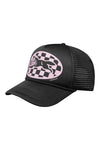 ICECREAM Checker Running Dog Trucker Cap